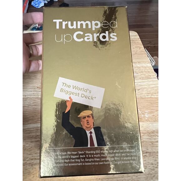 Donald J. Trump Trumped Up Cards: The World's Biggest Deck Satire Card Game - Picture 2 of 13